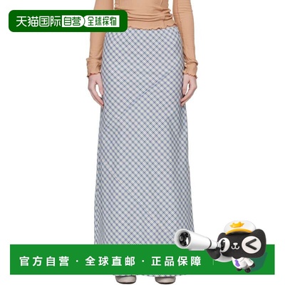 1h可退 潮奢 Baserange 女士 蓝色 Larva 半身裙 SSLAOCSP26