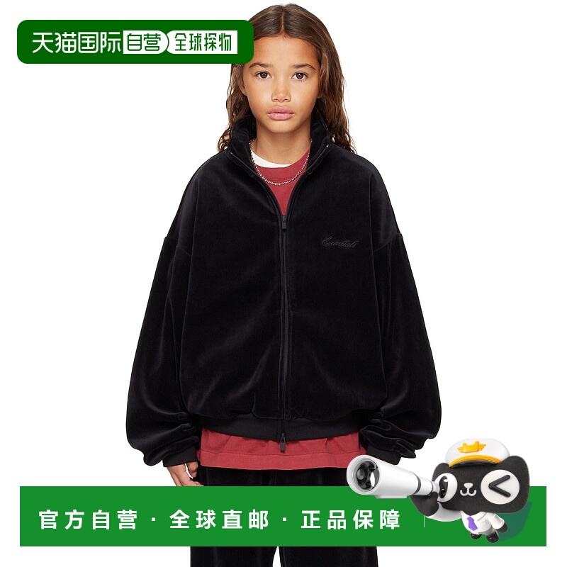 1h可退 潮奢 essentials fear of god 男童 黑色 Holiday 系列 Ve