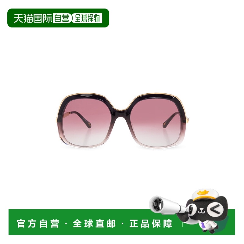 1h可退 CHLOÉ 女士太阳镜 CH0327S0007 AW2025 酒红色 Sunglasses