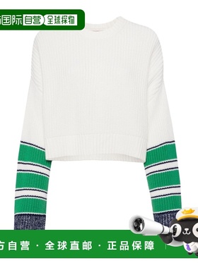 STAUD 女士针织毛衣 R24P3135CAIVM AW2024 白色 长袖卫衣