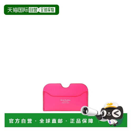 1h可退 ACNE STUDIOS 男士卡包 CG0107 SS2025 粉红色 Card Holde