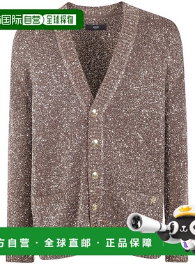 1h可退 AMIRI 男士衬衫 AMKNCD1069 AW2025 棕色 Amiri 