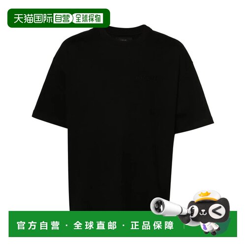 AMIRI 男士T恤 AMJYTE1061001 AW2025 黑色 短袖T【付后1h可退】
