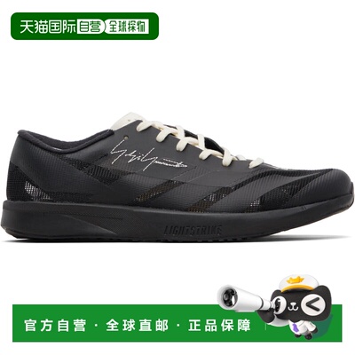 潮奢 Y-3 男士 黑色 Adizero RC6 运动鞋 KJ3444