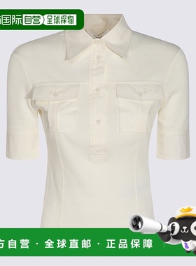 CHLO&Eacute; 女士POLO衫 CH25SJH13182103 SS2025 白色短袖