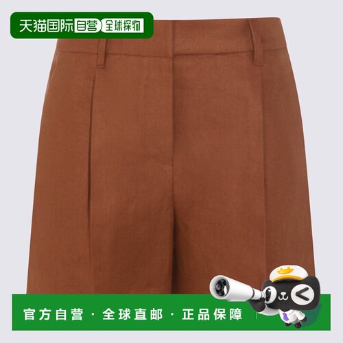 BRUNELLO CUCINELLI 女士短裤 MH527P8923C9850 SS2026亚麻