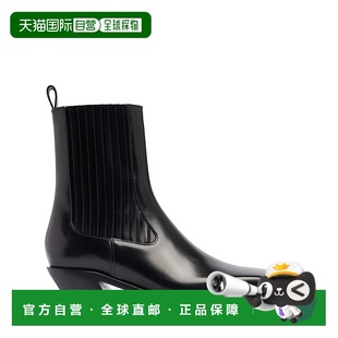 女士 1h可退 Muaddi Amina 40毫米Chiara磨砂皮革靴子女靴 潮奢