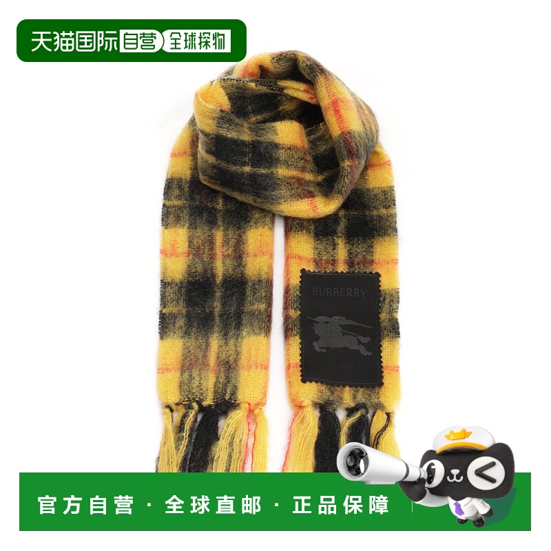 1h可退 BURBERRY 女士围巾 8114094C3505 AW2025 花色羊毛博柏利