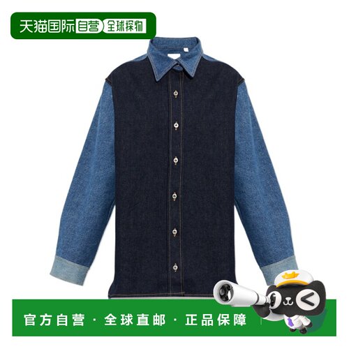 OFF-WHITE 女士衬衫 2FB00601TW441 AW2026 蓝色 长袖衬衫