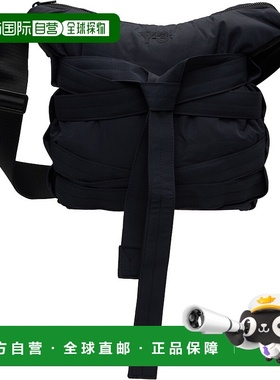 1h可退 潮奢 Y-3 男士 黑色 Cinch 单肩包 JV9770斜挎包