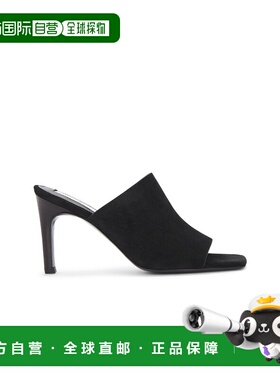 1h可退 潮奢 TOTÊME 女士 Bandeau 天鹅绒皮质凉拖 253WAS0245LE0