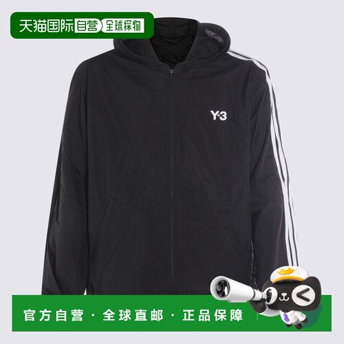 Y-3 男士外套 KF1085 SS2026 黑色 Black Jacket With Zip Closur