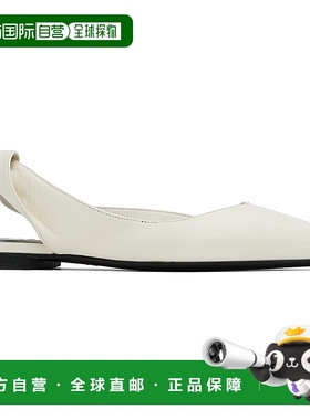 1h可退 潮奢 BY FAR 女士 白色 Yasha 平底鞋 MWFFC024LL002WH02