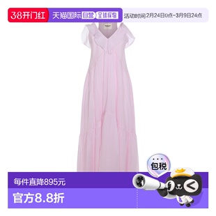 潮奢 ISABEL MARANT 女士 粉色棉质连衣裙 26PRO1003FBB3J04E40LK