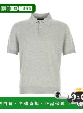 PRADA 男士T恤 UMF186SOOO18KLF0K74 SS2026 灰色