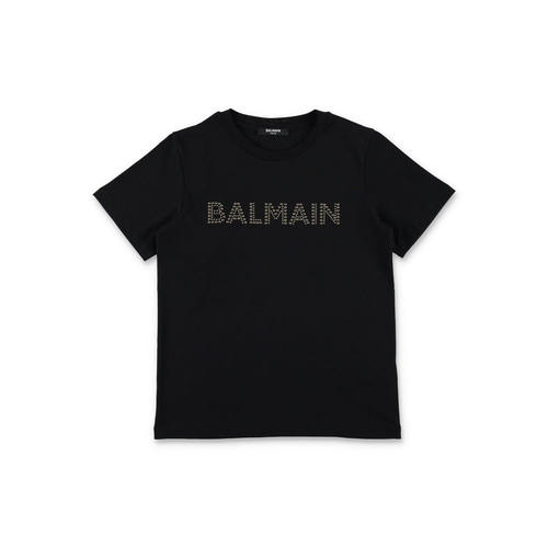 1h可退 BALMAIN 女童衬衫 BT8Q51J0177930OR AW2023 黑色