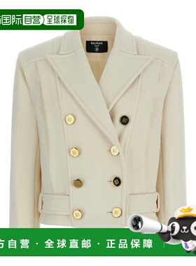 BALMAIN 女士西服 FF1UA095WB500FA AW2025 白色外套西装