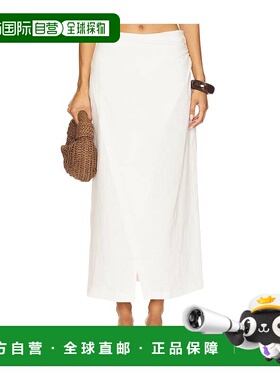 1h可退 潮奢 FAITHFULL THE BRAND 女士 Suis 半身裙 FF3941WHT