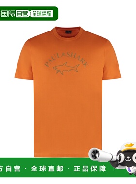 PAUL&SHARK 男士T恤 24411032305 CO 橙色 Cotton crew-neck T-sh