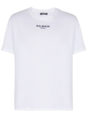 BALMAIN 男士T恤 FH0EG000BD18GAB AW2025 白色 短袖T恤