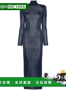 1h可退 SELF-PORTRAIT 女士连衣裙 RS25125XNAVY SS2025 蓝色