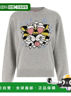 KENZO 女士针织衫 FG52PU7443LO93 SS2026 灰色 Grey wool blend