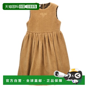 AW2024 FENDI JFB719ARSKF1P2P 女童连衣裙 橙色 KIDS