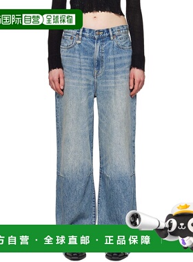 1h可退 潮奢 R13 女士 蓝色 Wayne Articulated Knee 牛仔裤 R13W