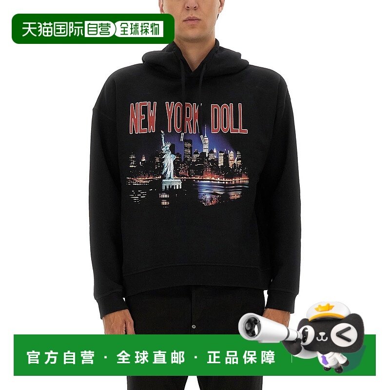 DSQUARED2 男士卫衣 S71GU0746S25516900 CO 黑色 X Vaquera Hood