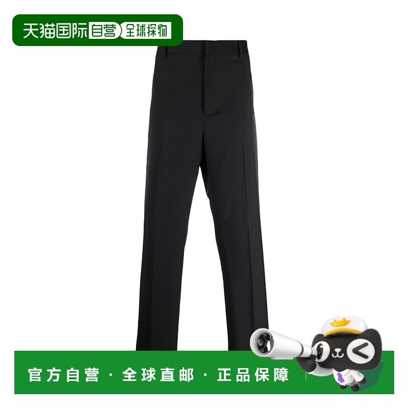 1h可退 VALENTINO 男士休闲裤 VRBG8125S0NO SS2022 黑色 黑色直