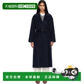 潮奢 大衣 MaxMara 女士 1h可退 Alice 麦斯玛拉 海军蓝 25290160