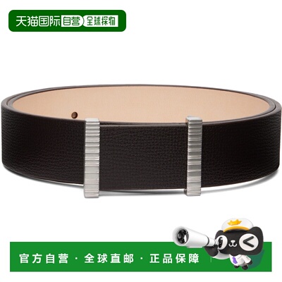 潮奢 Paul Smith 保罗 史密斯 男士 棕色 Stripe Buckle 腰带