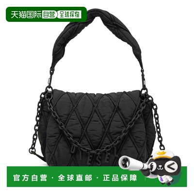 DIESEL 女士斜挎包 X10265P8048T8013 CO 黑色 Leather bag
