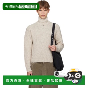1h可退 潮奢 AURALEE 男士 驼色 Cashmere Melange Knit 高领毛衣