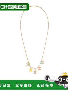 CELINE 女士项链 461CK6BRE14ML CO 黄色 金色饰面黄铜珐琅项链