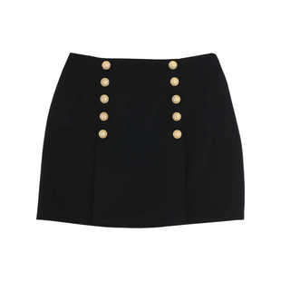女士半身裙 Balmain FF1LBA89WC090PA 黑色 Skirt AW2025 BALMAIN