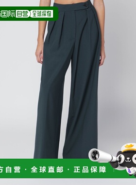 1h可退 潮奢 Dries Van Noten 德赖斯 范诺顿 女士 直筒深色绿色