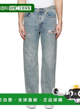 1h可退 潮奢 Ksubi 男士 蓝色 Anti K Stage Dive Trashed 牛仔裤