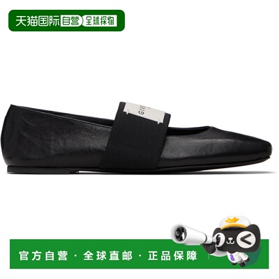 Givenchy 纪梵希 女士 黑色 Sliced Square 芭蕾鞋 BE5010E2FX001