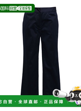 STAUD 女士休闲裤 R24P4103CINVY AW2024 黑色 隐藏式纽扣休闲裤