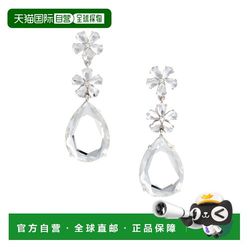 1h可退 SELF-PORTRAIT 女士耳饰 PF26643ESL AW2026 透明 花朵多