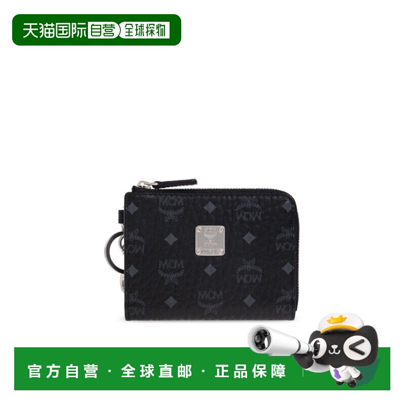 MCM 女士手提包 MYAGSTA01BK SS2026 黑色 Logo钱包