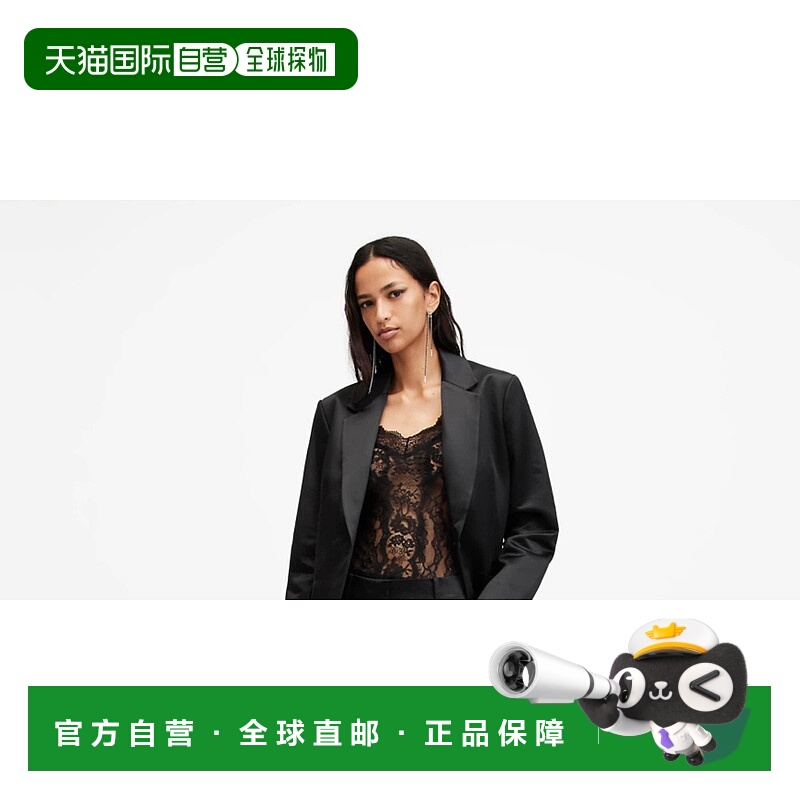 1h可退 潮奢 Allsaints 女士 Sae 裤子(黑色) black黑色 舒适时尚