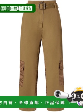 PINKO 女士休闲裤 104661A2EGU95 SS2025 棕色直筒裤