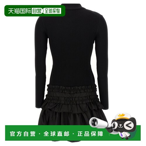 GANNI 女士连衣裙 K2523099 AW2025 黑色 Flared dress