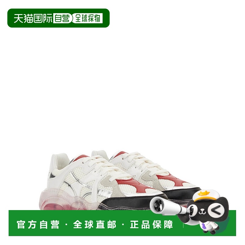 1h可退 MOSCHINO 女士运动鞋 MA15283G1IMM310A SS2024 白色