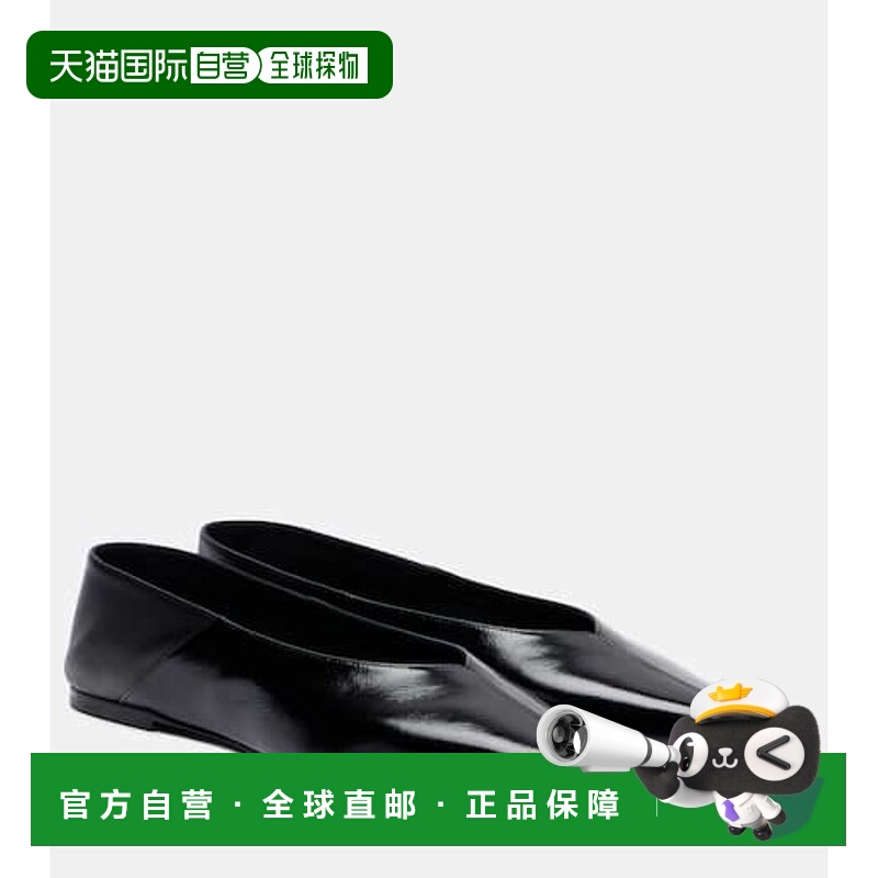 1h可退 潮奢 Saint Laurent 圣罗兰 女士 Carolyn 皮质芭蕾舞鞋