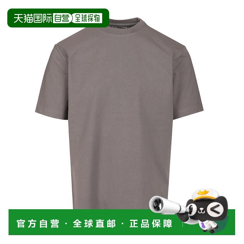 1h可退 Y-3 男士T恤 JZ0717GRANIT AW2025 灰色 Y-3 Graphic Shor