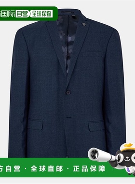 1h可退 潮奢 ted baker 男士 Fleck 西装外套 blue蓝色 舒适时尚