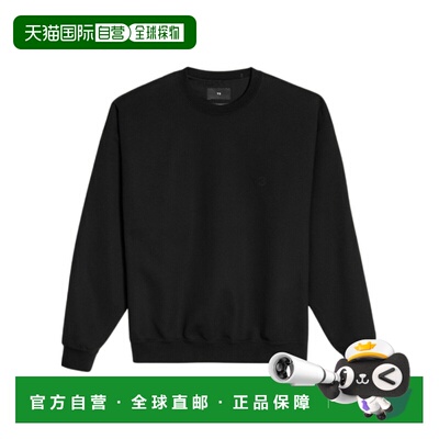 Y-3 男士针织毛衣 IW0075 AW2024 黑色 FL 圆领卫【付后1h可退】